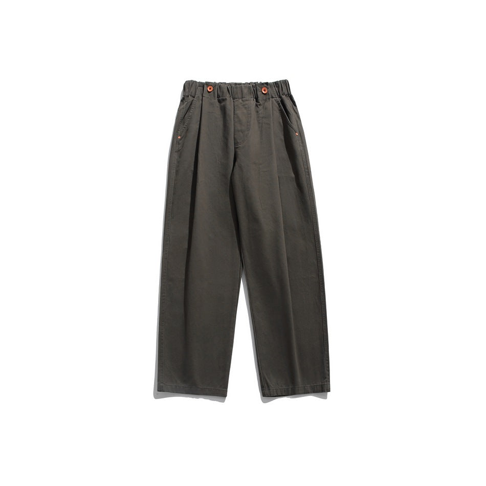 Retro Men's Loose Cotton Casual Trousers