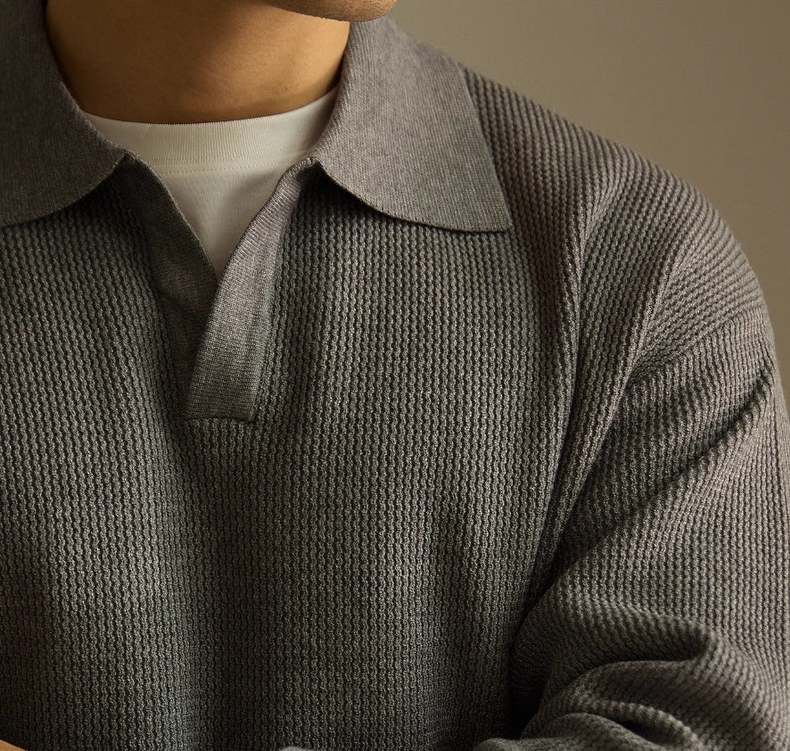 Heavy High-grade V-neck Sweater Pullover