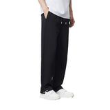 Elastic Waist Drawstring Straight Men's Casual Pants
