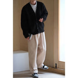 Sweater Simple Knitting Cardigan Men's Winter Coat