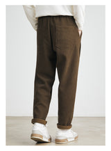 Men's Chenille Fleece Straight Casual Pants