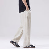 Fashion Cotton And Linen Casual Pants Men