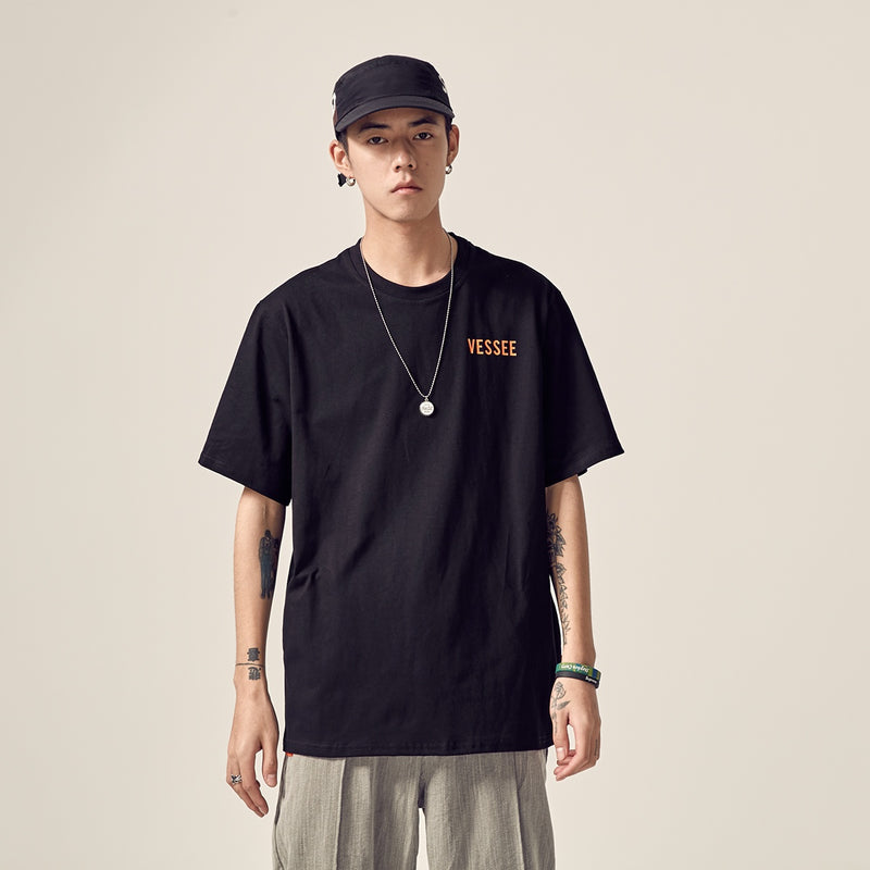 Japanese hip hop Street printed T-shirt