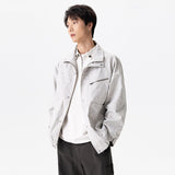 Urban Mechanical Style Jacket Men