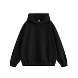 Heavy Fleece-lined Hooded Loose