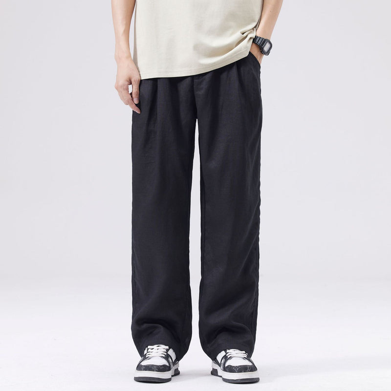 Fashion Cotton And Linen Casual Pants Men