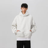 Heavy Stiff Short American Hooded Sweater For Men