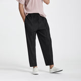 Pleated Men's Clothing Casual Ankle Banded Pants Men's