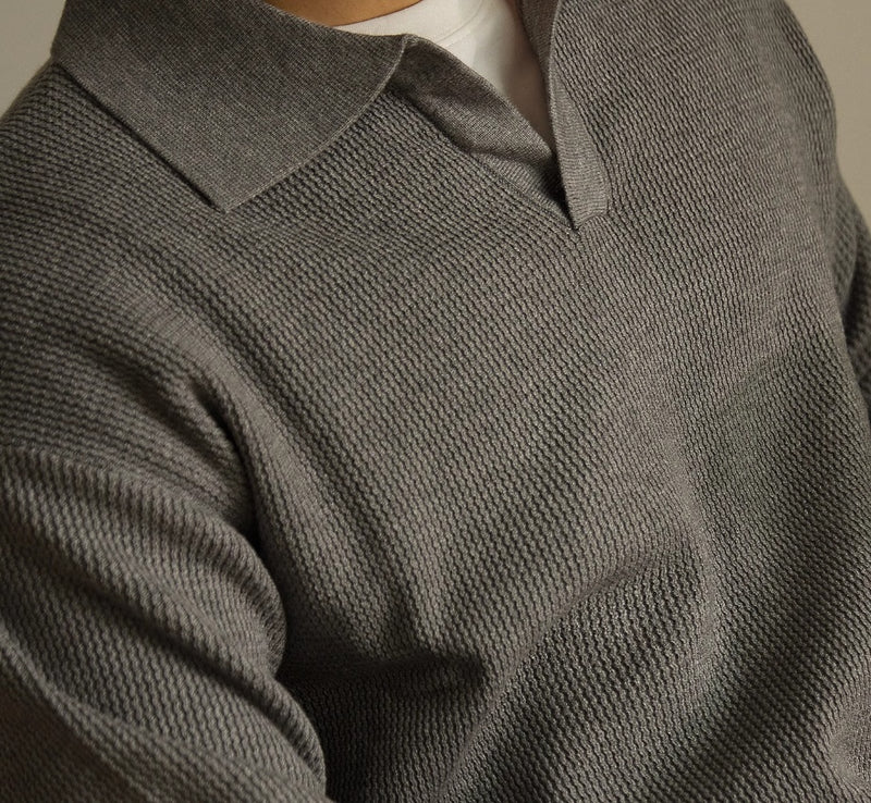 Heavy High-grade V-neck Sweater Pullover