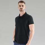 Men's Front Zipper Short Sleeve Casual Shirt