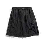 Thin Japanese Retro Overalls Shorts For Men