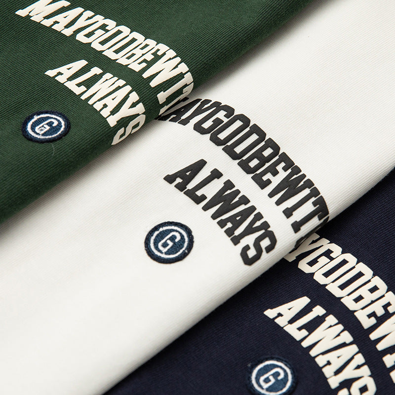 Men's Retro Casual Loose Bottoming T-shirt