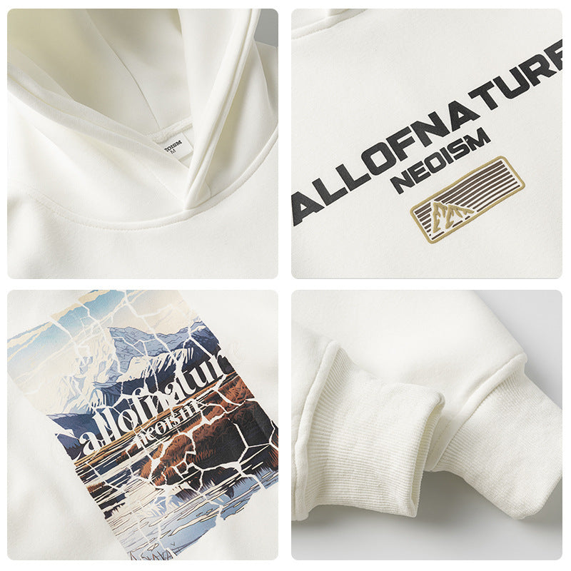 Fashion American Printed Hoodie Men