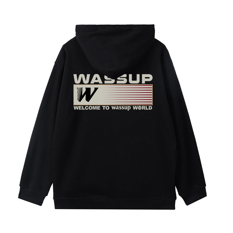 Men's Cotton Loose Hoodie Jacket