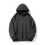 Vintage American Style Floral Craft Letter Print Hoodie