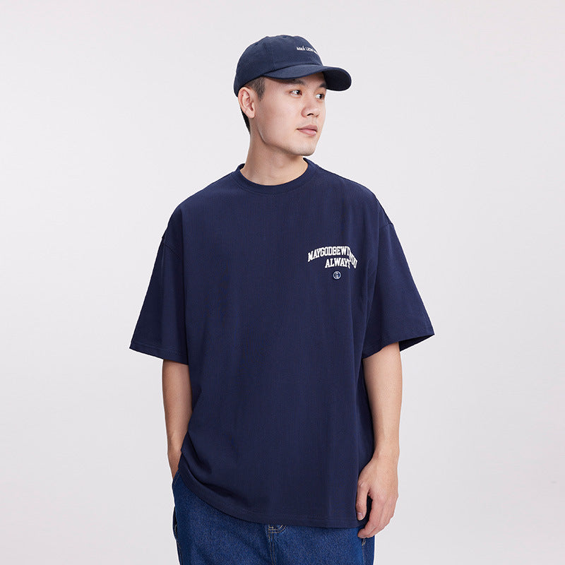 Men's Retro Casual Loose Bottoming T-shirt