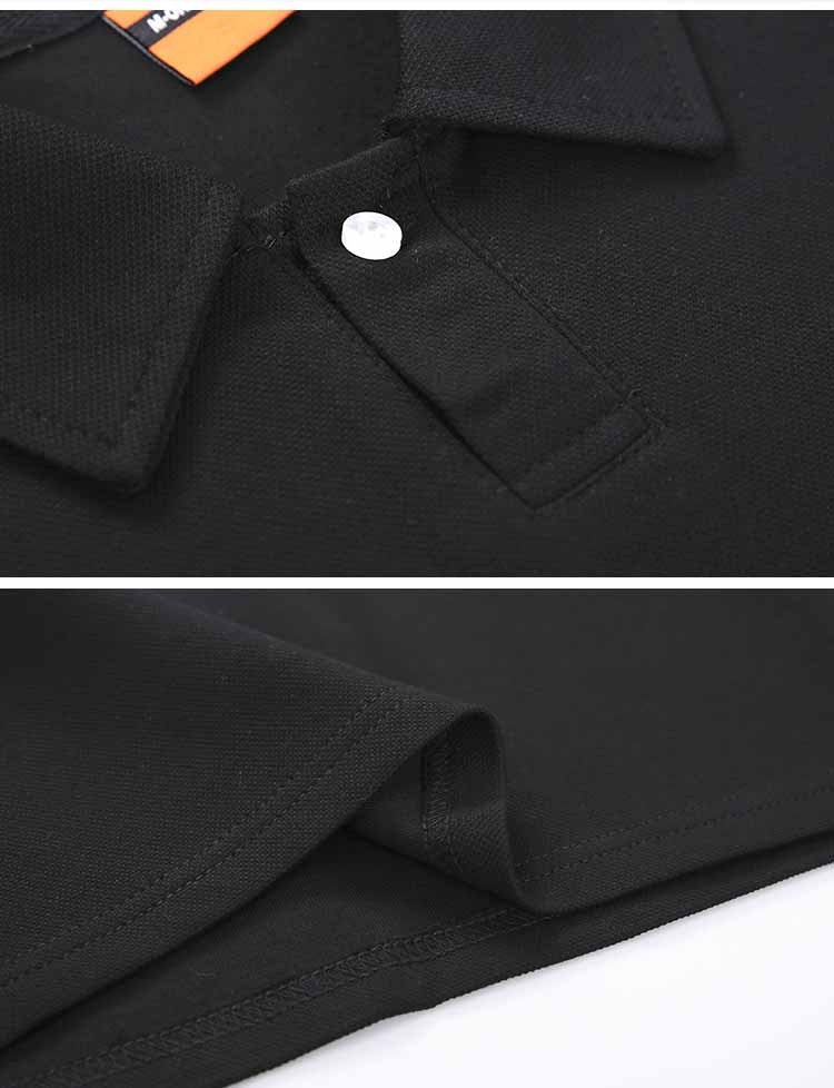 Men's Solid Color Lapel Long Sleeve Bottoming Shirt