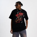 Hot Diamond Rose Direct Spray Printed Shirt