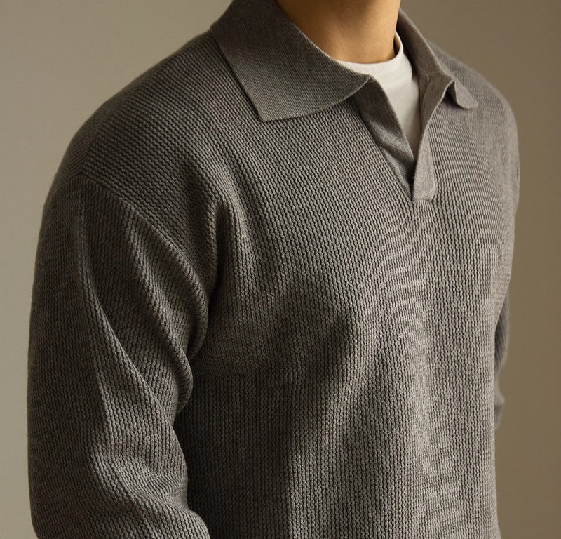 Heavy High-grade V-neck Sweater Pullover
