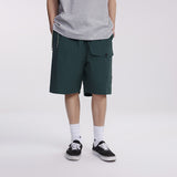 Men's Pocket Patch Side Waist Strap Shorts
