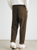 Men's Chenille Fleece Straight Casual Pants