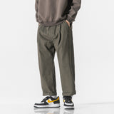 Retro Men's Loose Cotton Casual Trousers