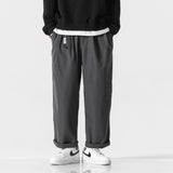 Retro Simple Solid Color Casual Pants