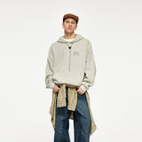 Men's Clothing Texture Knitted Embroidered Hoodie