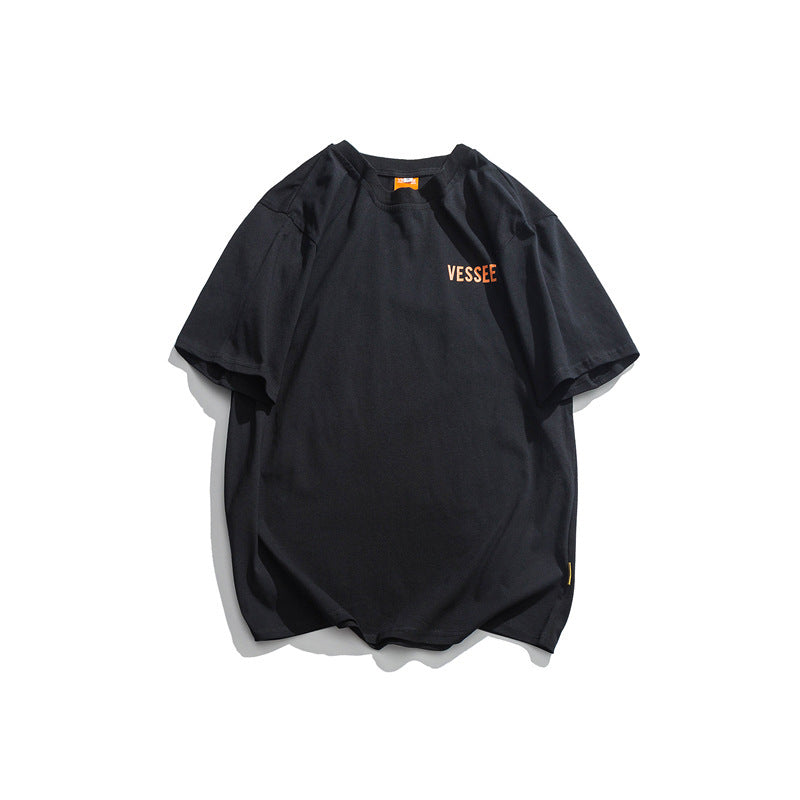 Japanese hip hop Street printed T-shirt