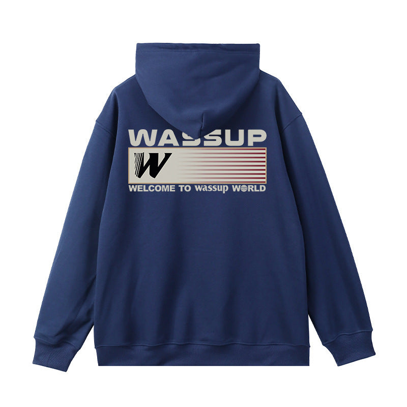 Men's Cotton Loose Hoodie Jacket