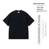Washed Old T-shirt Men's Drop Shoulder Loose Cotton Base Shirt