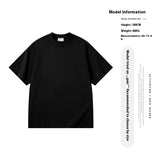 Washed Old T-shirt Men's Drop Shoulder Loose Cotton Base Shirt