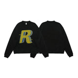 Men's Loose Trendy Round Neck Long Sleeve Top