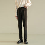 Woolen Suit Pants Casual Lightly Mature Men's Clothing