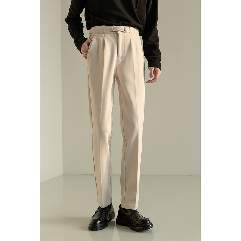 Woolen Suit Pants Casual Lightly Mature Men's Clothing
