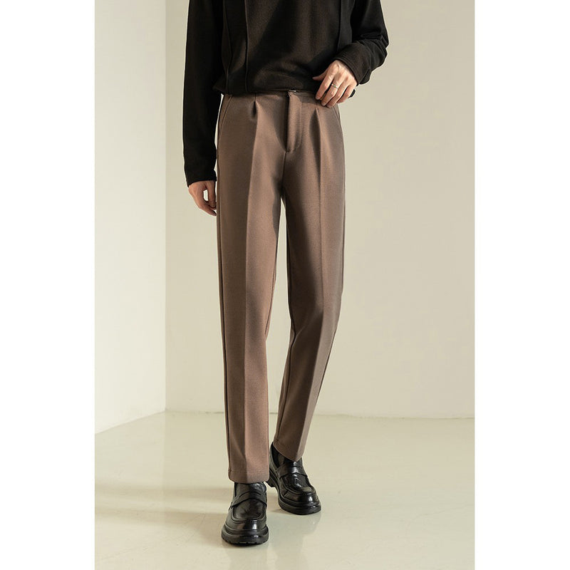 Woolen Suit Pants Casual Lightly Mature Men's Clothing