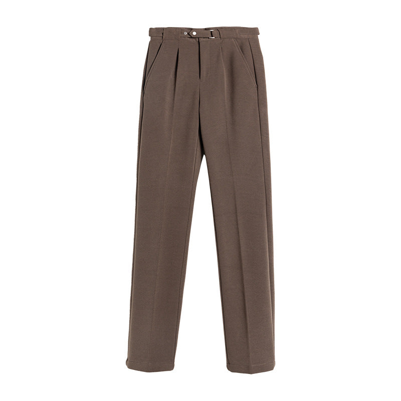 Woolen Suit Pants Casual Lightly Mature Men's Clothing