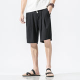 Men's Fashion Cotton And Linen Casual Shorts