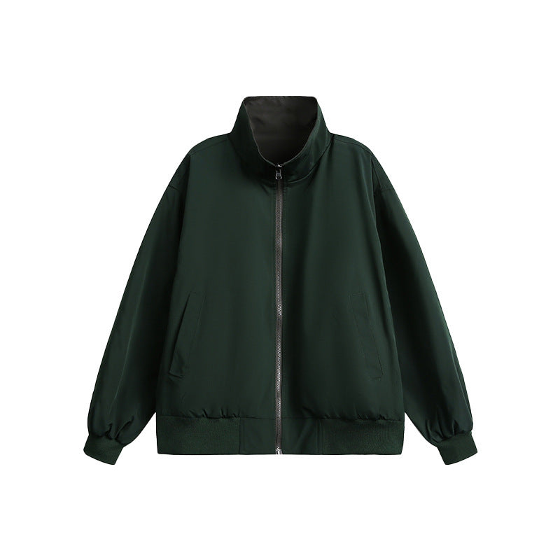 Retro Stand Collar Jacket For Men