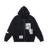 Wrecking Patch Zipper Hoodie