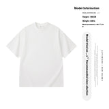 Washed Old T-shirt Men's Drop Shoulder Loose Cotton Base Shirt