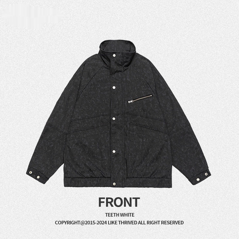 Urban Mechanical Style Jacket Men