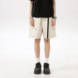 Summer New Pure Color Men's Loose Shorts