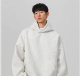 Heavy Stiff Short American Hooded Sweater For Men