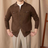 Trendy Solid Color Long Sleeve Sweater Coat