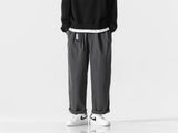 Retro Simple Solid Color Casual Pants