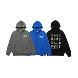 Fleece-lined Hoodie Coat Retro American Style Loose Sweater