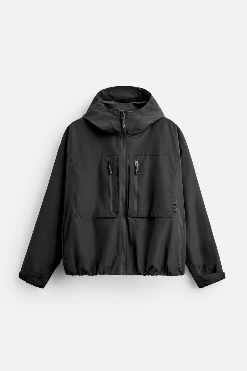 Men's Pocket Decoration Technology Fabric Polar Fleece Inner Jacket