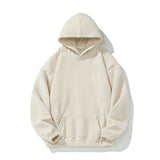 Vintage American Style Floral Craft Letter Print Hoodie