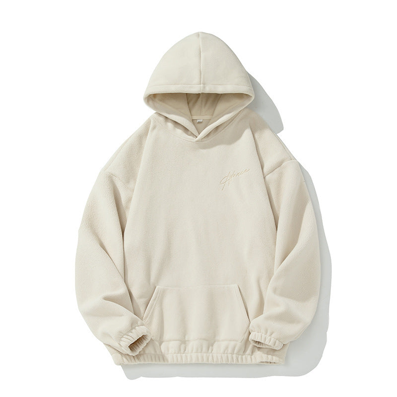 Vintage American Style Floral Craft Letter Print Hoodie